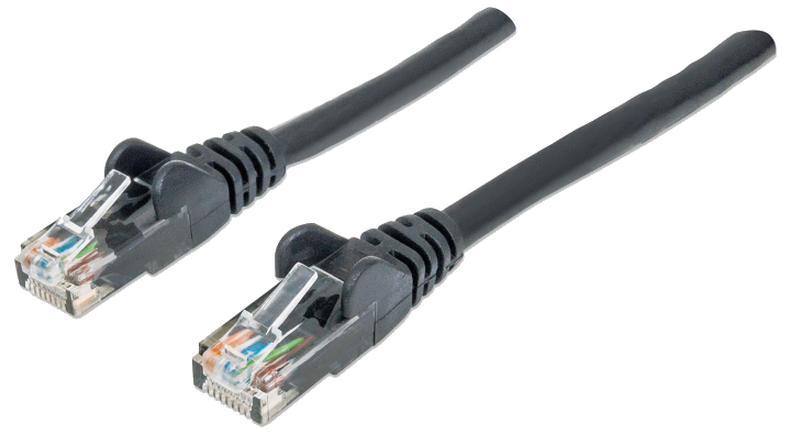 INTELLINET Patchkabel RJ45 U/UTP Cat6 1.50m schwa
