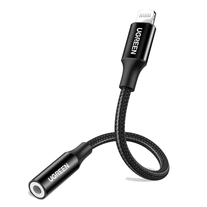 Audio-Adapter Lightning - 3.5mm UGREEN US211 (30756), Schwarz
