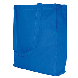 Baumwoll-Shopper Einkaufstasche, royalblau