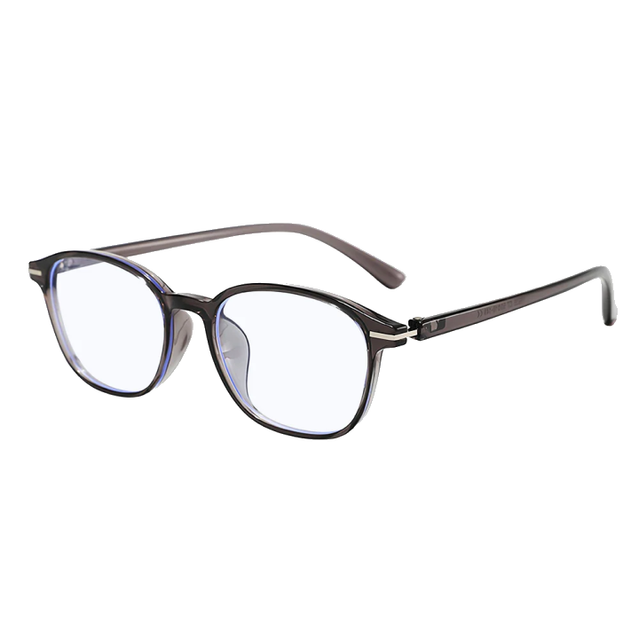 Unisex Computerbrille Techsuit 6635, Anti-Blau-Licht, Schwarz Lila