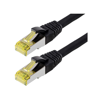 helos Patchkabel Cat.6a GHMT AWG 26/7 schwarz 1,5m
