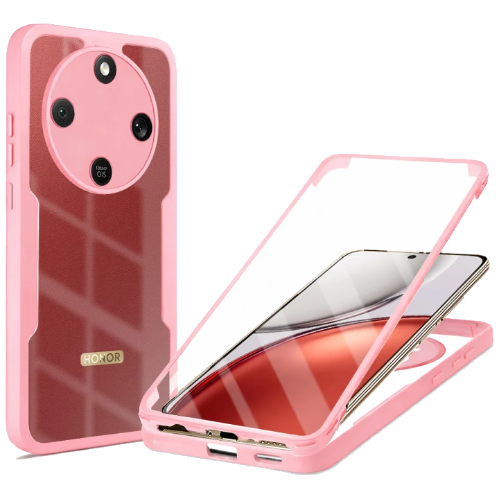 Hülle für Honor Magic8 Lite, Techsuit, ColorVerse 360, Rosa