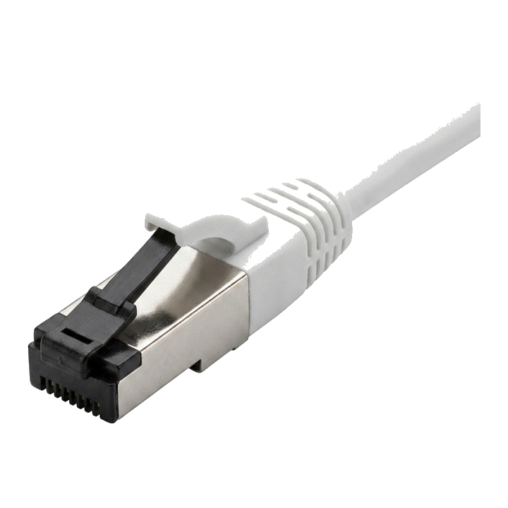 Synergy21 Patchkabel RJ45, CAT8.1 2000Mhz, 0,15m, weiss, S-STP(S/FTP), TPE/LSZH(SuperFlex), AWG26,