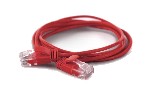 Wantec Patchkabel UTP CAT6a d=2,8mm 2,00m rot