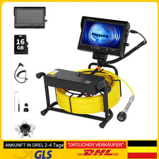 Rohrkamera Kanalkamera 30m Inspektionskamera 1080P 9" Display 12 LED-16GB TF