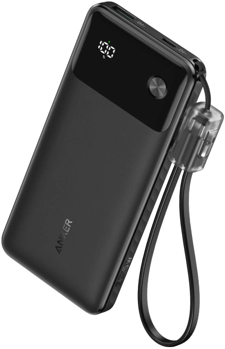 Anker Powerbank 10.000 mAh, 22,5W, Schwarz