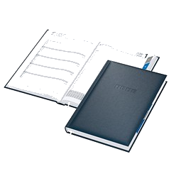 Geiger-Notes Buchkalender VIP Manager Register TivoliSoft 2027, dunkelblau