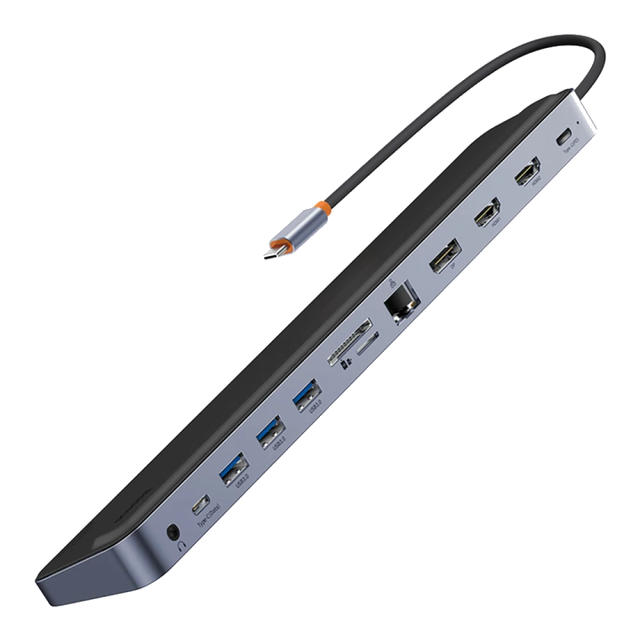 Hub USB-C Baseus EliteJoy Gen2, 11in1, Schwarz WKSX030213
