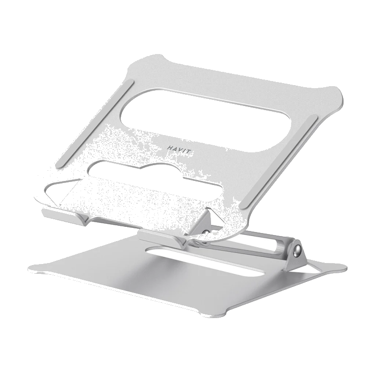 HAVIT H740 Laptopständer für 10 Zoll bis 17 Zoll, Silber