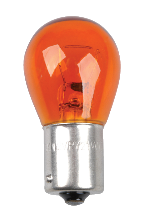 cartrend Kugellampe, 12 Volt, 21 Watt, gelb, Inhalt: 2 Stück