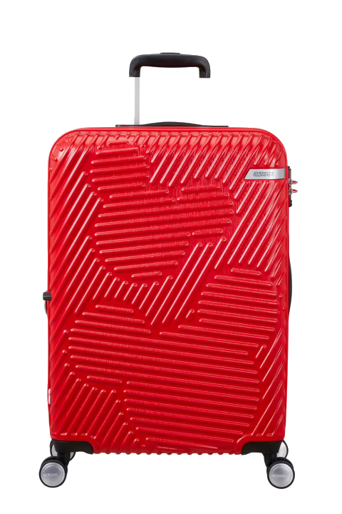 American Tourister Mickey Clouds Trolley 66cm mit 4 Rollen, erweiterbar Mickey Classic Red