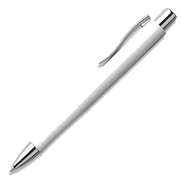 FABER-CASTELL Kugelschreiber Poly Ball weiß/silber