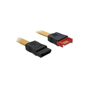 DELOCK SATA-Verl. SATA III -> SATA St/Bu 0.50m gelb