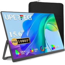 Portable Monitor 15,6 Zoll Tragbarer Mobiler IPS Bildschirm FHD 1920x1080 Für PC