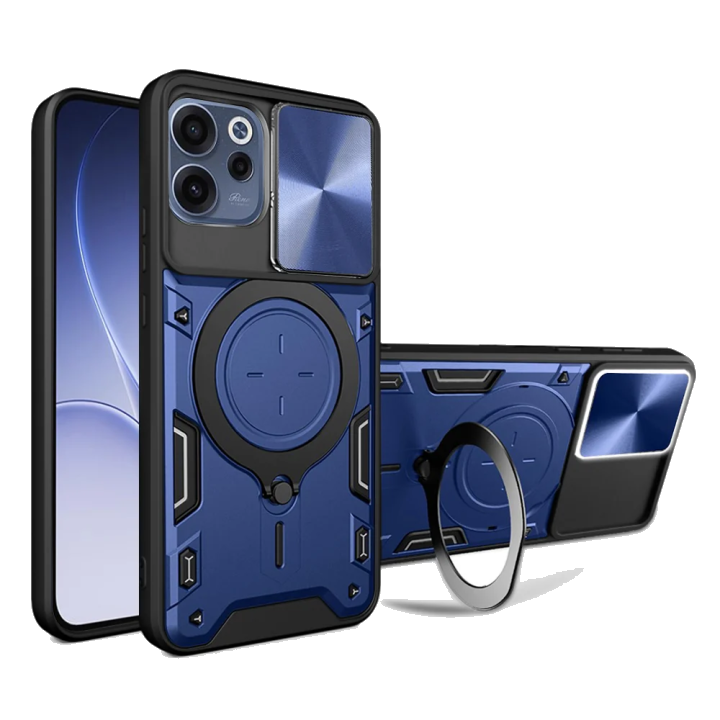 Hülle für Oppo Reno15 FS / Reno15 F, Techsuit, CamGuard Pro, Blau