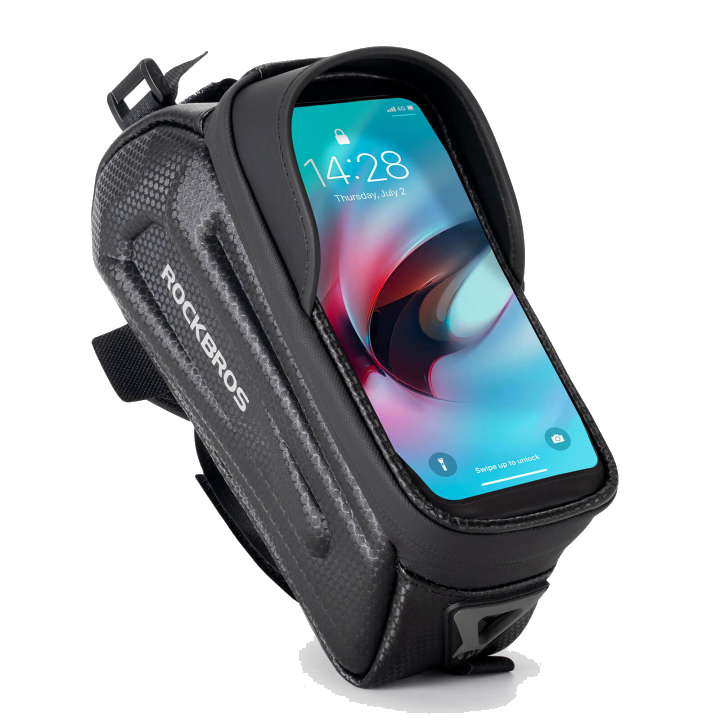 ROCKBROS Fahrradtasche Wasserabweisend Handytasche mit TPU Touchscreen - 1.3L