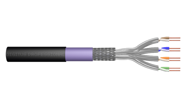 Digitus CAT 7 S/FTP Erdverlegekabel, 100 m, Simplex, PE