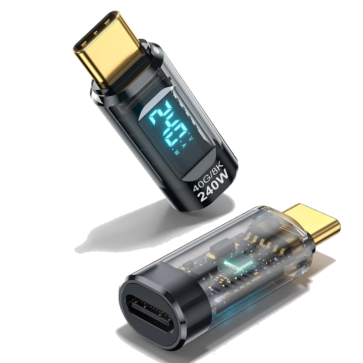 USB-C Media Adapter Techsuit A23, Grau