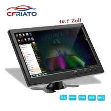 10.1" Monitor LCD Mini Fernseher Computer Anzeige PC TV Display BNC/HDMI/AV/VGA