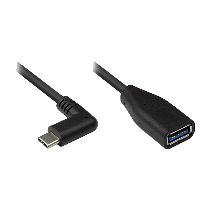 Good Connections USB 3.2 Gen.1 OTG Kabel USB-C St.-A-Bu.