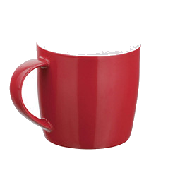 Keramiktasse Lara, 370 ml, rot