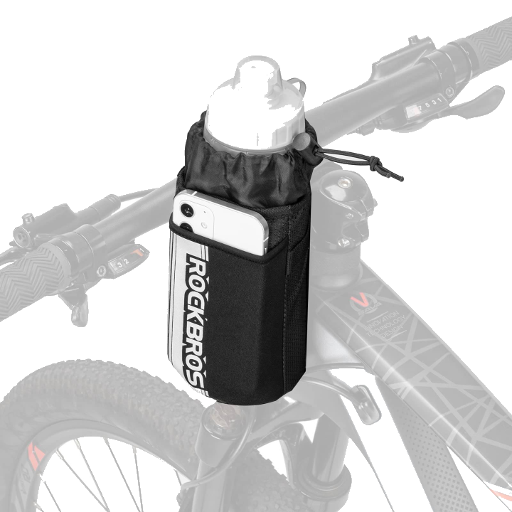 ROCKBROS Isolierte Fahrrad Lenkertasche mit Wasserflaschenhalter und Handytasche