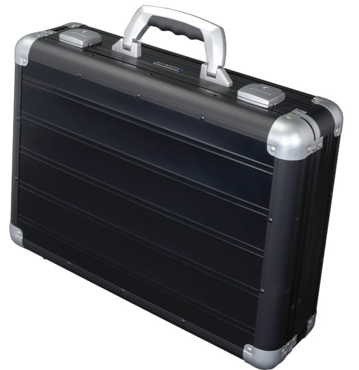 Laptop koffer Alumaxx Venture aluminium zwart mat