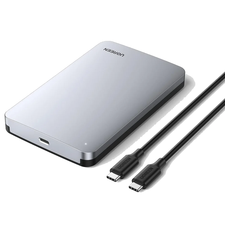 UGREEN CM300 Rack (70499) für HDD / SSD SATA 2.5 Zoll, USB-C, Grau