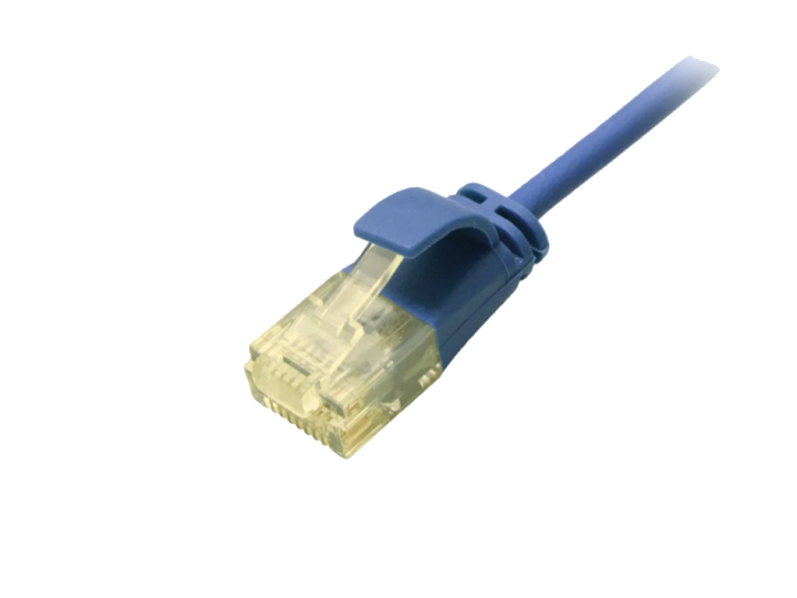 Equip Patchkabel Cat6A SlimFlex U/UTP 2.00m blau LSZH 2xRJ45 Polybeutel
