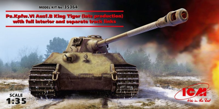 Pz.Kpfw. VI Ausf.B King Tiger late productioen with full interior