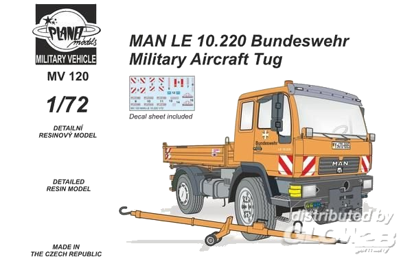 MAN LE 10.220 Bundeswehr Military Aircra Tug-All Resin Kit