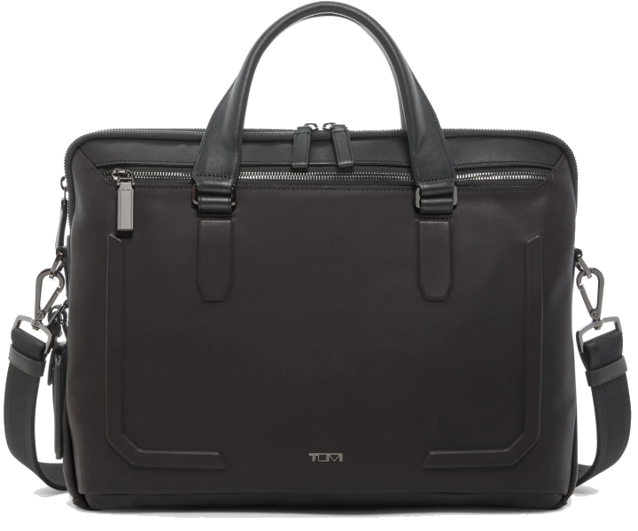Tumi Harrison Sycamore Dünne Aktentasche Espresso Brown Bombe