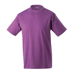 JAMES & NICHOLSON Herren T-Shirt, lila, M