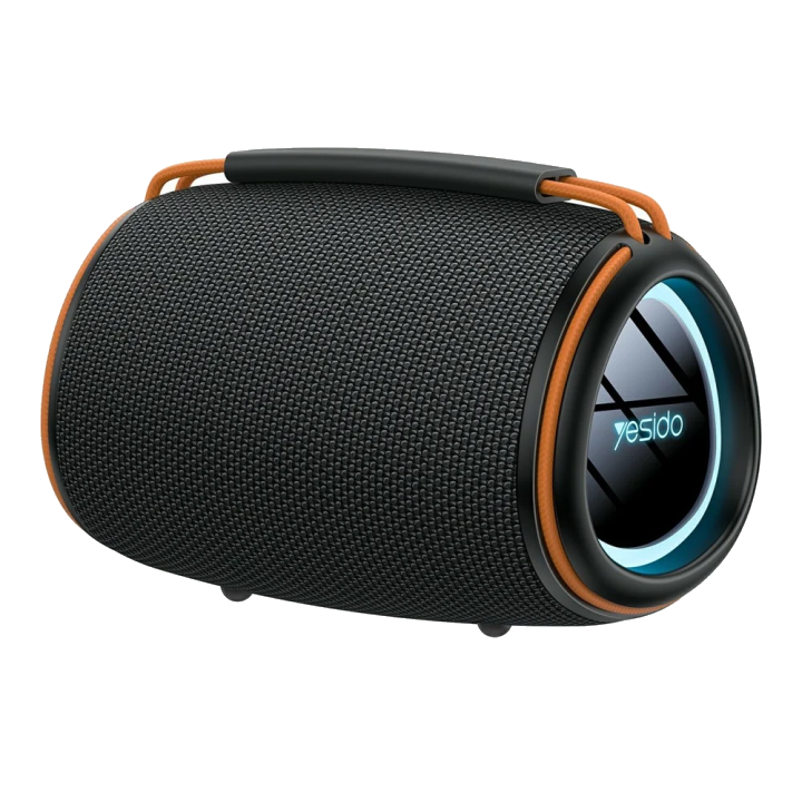 Tragbarer Bluetooth-Lautsprecher Yesido YSW39, 20W, TWS, RGB, Schwarz