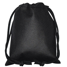 Non-Woven Beutel, klein, Schwarz