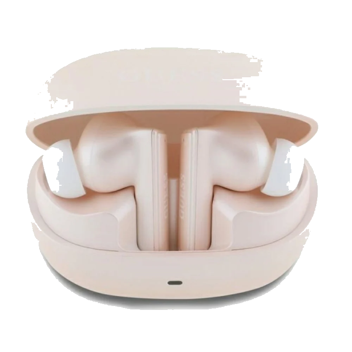 Handsfree Bluetooth Guess Capsule Printed Logo, TWS, ANC, Rosa