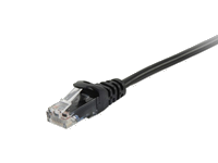 Equip Cat.6A U/UTP-Patchkabel, 1m, Schwarz