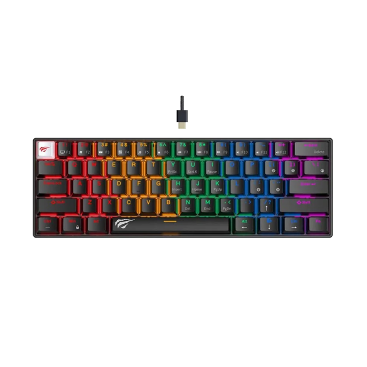 Gaming-Tastatur Wired USB HAVIT KB903L, RGB, 1,8m, Schwarz