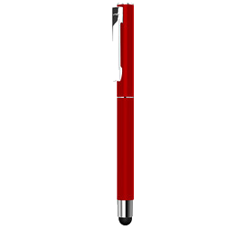 uma® Metall-Rollerball Straight, schwarze Mine, rot