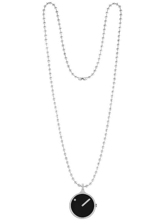 Picto 43369-9012S Damenuhr Black Necklace 30mm 5ATM