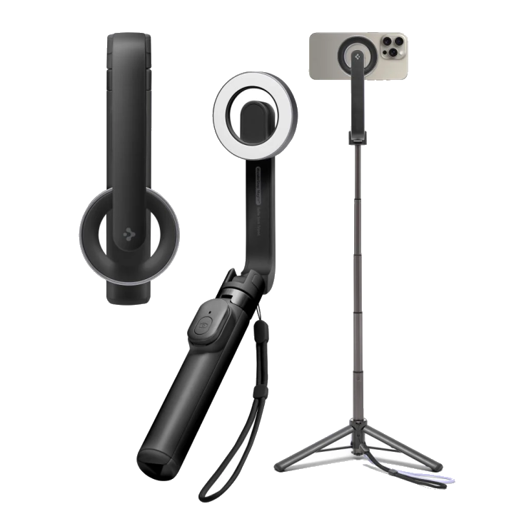 Selfie Stick Bluetooth Spigen S571W, Universal, Schwarz AMP07656