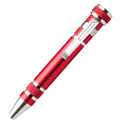 Metall-Tool, Bit-Set Rot/Metallic