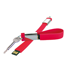 Design-Schlüsselanhänger mit USB-Stick, 4 GB, rot