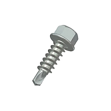 SOL-50 5,5x22mm Bohrschraube Alu / Alu Edelstahl
