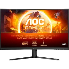 AOC CQ32G4VE 31.5 Zoll QHD Gaming Monitor Schwarz LED