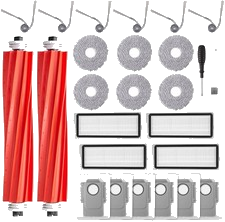 26 Stück Zubehörset für Roborock QV 35A / QV 35S Saugroboter, Ersatzubehör 2 Hau