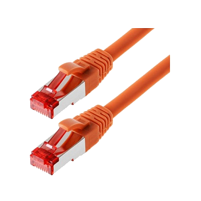 helos Patchkabel Cat.6 GHMT AWG 27/7 orange 0,25 m
