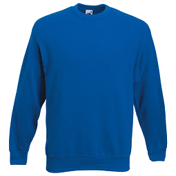 FRUIT OF THE LOOM® Unisex Sweatshirt Set-In, royalblau, L