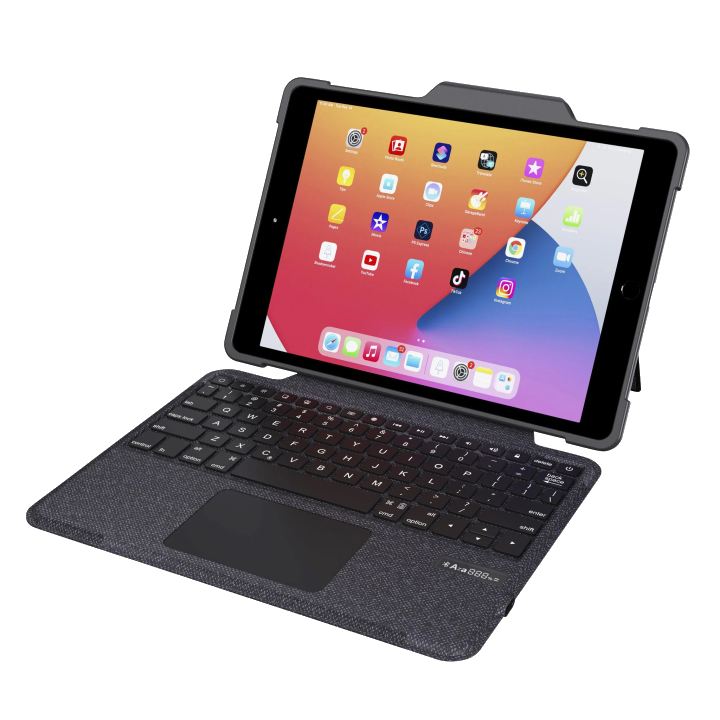 DEQSTER Rugged Touch Keyboard Folio, 10,2"