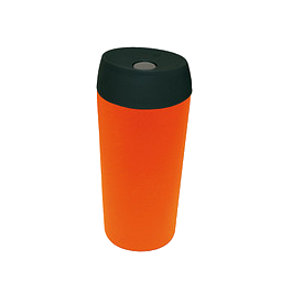 Edelstahl-Isolierbecher Style, 350 ml, orange matt